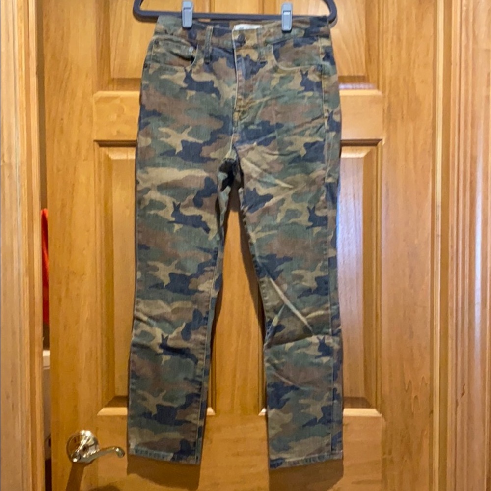 Madewell Camo Jeans